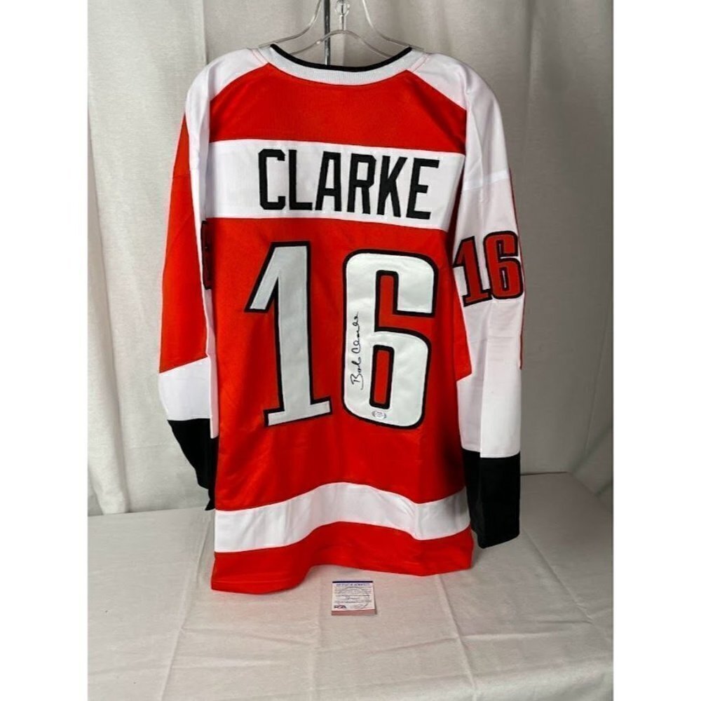 Bobby Clarke signed autographed Philadelphia Flyers custom jersey PSA/DNA
